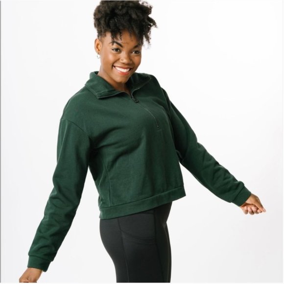 Zyia Active Green Classic 1/4 Zip XXXL - Picture 2 of 16
